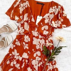 Abercrombie floral midi dress.